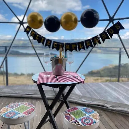 Lujoso Glamping Marqua Spa Guatavita Wifi Cocina Exterior photo
