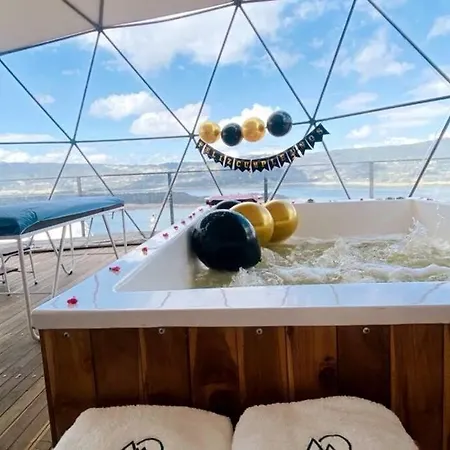 Lujoso Glamping Marqua Spa Guatavita Wifi Cocina Exterior photo