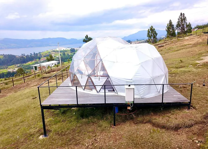 Lujoso Glamping Marqua Spa Guatavita Wifi Cocina