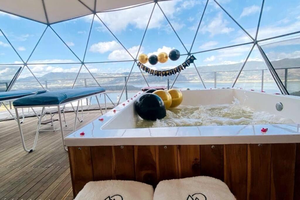 Lujoso Glamping Marqua Wifi Cocina